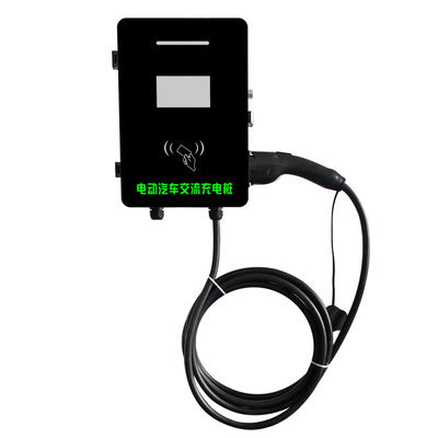Ecrã colorido de 4,3 polegadas Estação de carregamento rápido EV de 7kW para negócios de manufatura