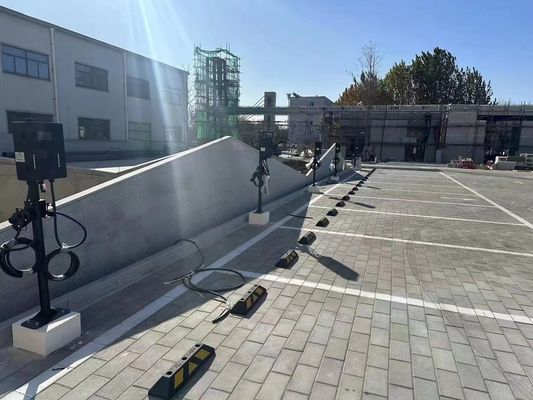 Ecrã colorido de 4,3 polegadas Estação de carregamento rápido EV de 7kW para negócios de manufatura
