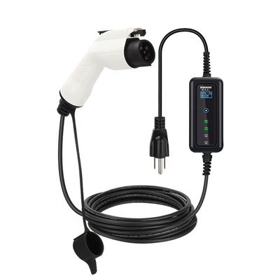 8-32A Carregador de veículos elétricos ajustável GBT Tipo1 Tipo2 3.5KW 7KW 11KW 22KW para portabilidade de veículos elétricos