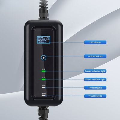 3.5KW-22KW Carregador EV portátil para estação de origem Voltagem de saída 110-380V Carregador de carro